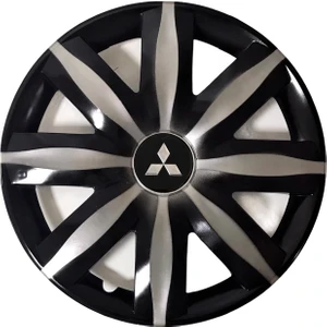 mitsubishi L 300 14'' Inç Gri - Siyah   4lü Set Jant Kapağı Çelik Jant Görünümlü