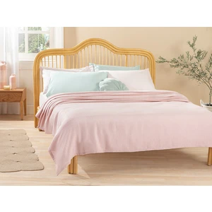 English Home Shaped Ipliği Boyalı Tek Kişilik Pike 150 x 220 cm Pembe