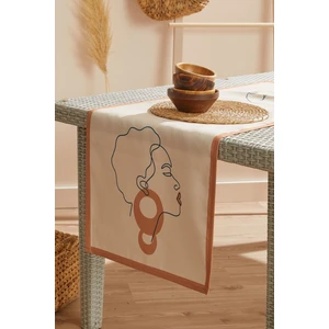 Ays Home Soyut Kadın Desen Leke Tutmaz Runner