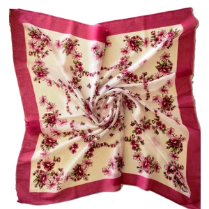 Başaran Tekstil Pamuklu Yazma, Yemeni, Tülbent, 100X100CM %100 Pamuklu, Terletmez
