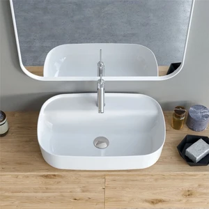Seramik Turkuaz Cerastyle Aqua Tezgah Üstü Çanak Lavabo 80X40 cm