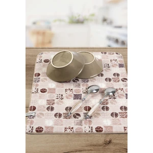 Bulaşık Kurutma Matı 42X50 cm Pedi Kurulama Bezi Örtüsü MF-067