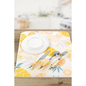 Bulaşık Kurutma Matı 42X50 cm Pedi Kurulama Bezi Örtüsü MF-071