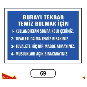 Burayı Tekrar Temiz Bulmak Için Uyarı Ikaz Levhası