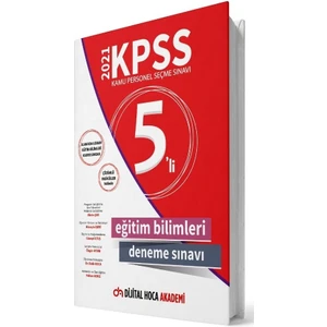 Dijital Hoca Akademi KPSS Eğitim Bilimleri 5 Deneme Çözümlü 2021