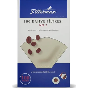 2 Numara Filtre Kahve Makinesi Kağıdı 100'LÜ