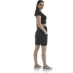 The Step Sports Partly Cepli Yüksek Bel Toparlayıcı, Sıkılaştırıcı Yoga Şort Tayt 6"