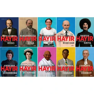 Hayır Serisi 10 Kitap Set / Ölüm Cezasına Hayır - Adaletsizliğe Hayır - Homofobiye Hayır - Baskıya Hayır - Sınırlara Hayır - Şiddete Hayır - Aşağılanmaya Hayır - Cehalete Hayır