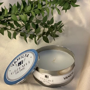 Gizemli Home Vanilya Kokulu Mum Teneke Dolum