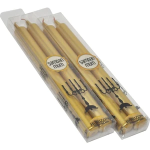 Horizon Mum Şamdan Mum Altın 2'li Paket