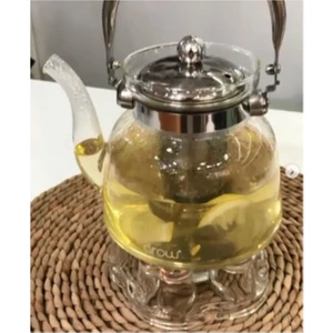 Isıya Dayanıklı 1200 ml. Cam Demlik