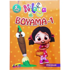 Keskin Color Niloya Ile Boyama 1 Yiyecekler Boyama Kitabı
