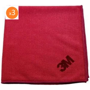 Scotch-Brite SB 2012 Mikrofiber Bez - Kırmızı- 36cm×36cm 3 lü