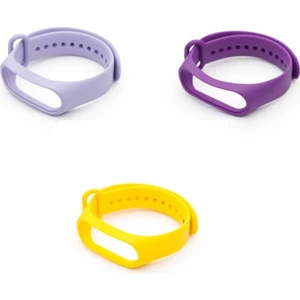 Xiaomi Mi Band 3 4 Uyumlu Silikon Kordon  3'lü