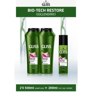 Bio-Tech 500 Ml X 2 Adet + Sıvı Saç Kremi 200 Ml