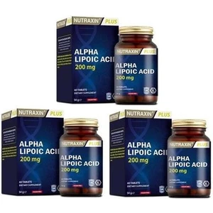 Alpha Lipoic Acid 60 Tablet X 3 Adet