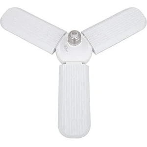 LED Ampul 45W 220V E27 Duylu Katlanabilir Üç Yapraklı Fan Blade LED Ampul Fan Blade LED Blub