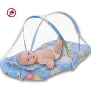 Süsle Bebek ve Parti Katlanabilir Bebek Cibinlik Sineklik Seti, 92 cm - Mavi