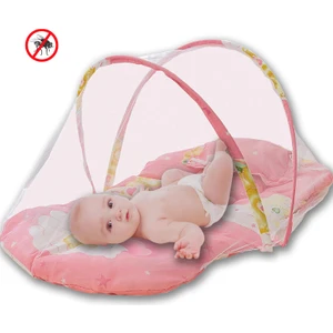 Süsle Bebek ve Parti Katlanabilir Bebek Cibinlik Sineklik Seti, 92 cm - Pembe