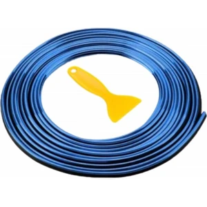 River World  Mavi Araba Dekorasyon Şeridi Kauçuk Elastik Şerit Bant 5 M