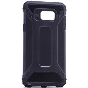 Case 4U Galaxy S7 Edge Kılıf Military Armor Çift Katmanlı Crash Silikon Kılıf Siyah