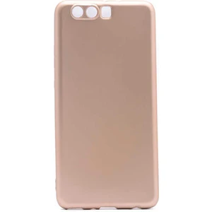 Case 4U Huawei P10 Kılıf Klasik Mat Renkli Yumuşak Premier Silikon Gold