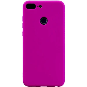 Case 4U Huawei Honor 9 Lite Kılıf Klasik Mat Renkli Yumuşak Premier Silikon Mürdüm