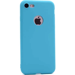 Case 4U Apple iPhone SE 2022 / SE 2020 / iPhone 8 / iPhone 7 Kılıf Klasik Mat Renkli Yumuşak Premier Silikon Turkuaz