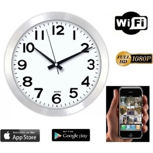 Duvar Saati Gizli Cam Wıfı'lı 4K 1080P Full Hd Uzaktan Sınırsız Izleme Ip Saat Gizli Cam