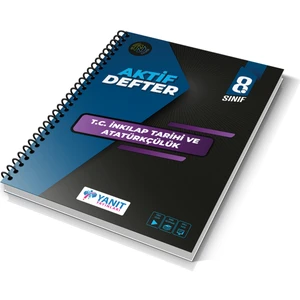 Yanıt Yayınları 8.Sınıf İnkılap Tarihi Aktif Defter