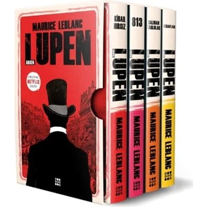 Arsen Lupen-Kutulu Kırmızı Set (4 Kitap Takım) - Maurice Leblanc
