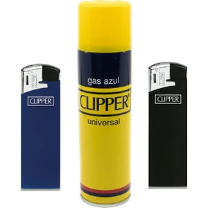 Clipper Fit Large Çakmak 2 Adet + 1 Adet Clipper Çakmak Gazı (No1)