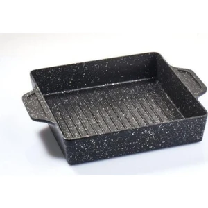 Karem Döküm 28 cm Granit Fırın Tepsi Siyah