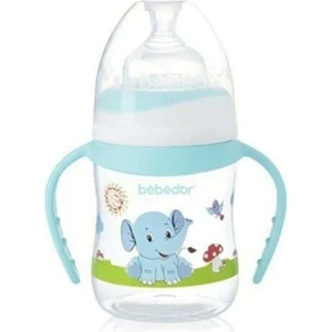 88321 Kulplu Biberon 125 ml  - Su Yeşili - 150 ml