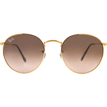 RAY-BAN  3447 9001/A5 50 ROUND METAL Unisex GOLD Yuvarlak Çerçeve Güneş