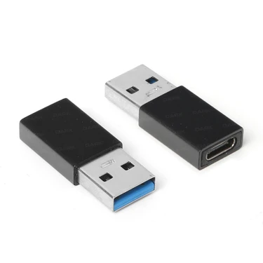 Dark USB 3.0 Type A Erkek - USB 3.1 Type C Dişi Dönüştürücü