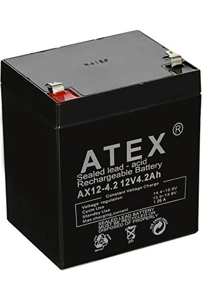 Atex Akü 12V 4.2A (9X7X10CM) Atex