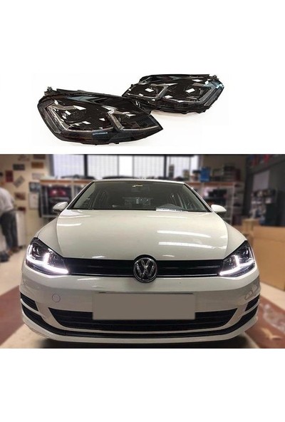 Oled Garaj Volkswagen Golf 7 J Led Far Silver (2013-2018)