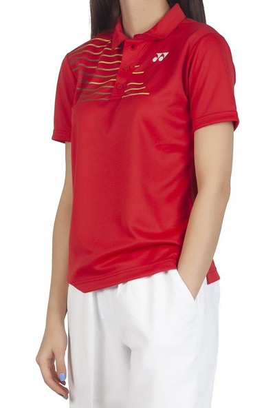 Yonex 12133 Çocuk Kırmızı Tenis Tişörtü