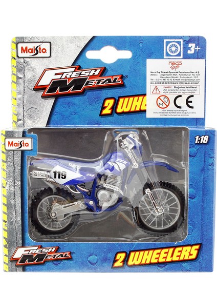 Yamaha TT-R250 1:18 Ölçek Model Motosiklet fiyatları