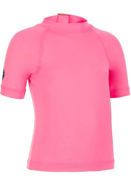 Uv Korumalı Kısa Kollu Tişört - Bebek - Pembe Nabaıjı Pazarist