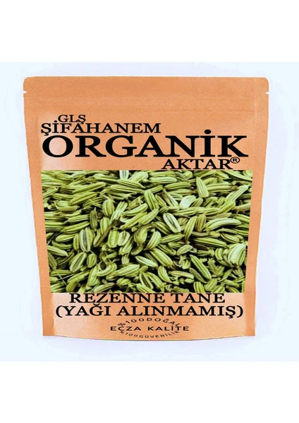 GLŞ Şifahanem Organik Aktar Rezene Çayı 100 gr ( Yağı Alınmamış ) Kurusu Bitkisi