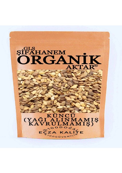 GLŞ Şifahanem Organik Aktar Küncü 100 gr Ecza Kalite Yağı Alınmamış