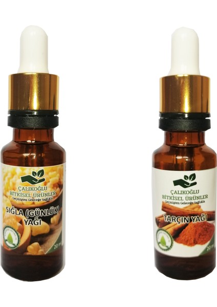 Sığla (Günlük) Yağı - Tarçın Yağı 2'li Avantaj Paketi 20 ml