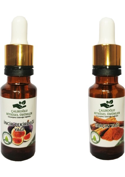 Incir Çekirdeği Yağı - Tarçın Yağı 2'li Avantaj Paketi 20 ml