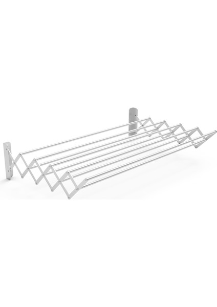 Akordiyon Çamaşırlık Askısı Kurutmalık 100CM 7 Gözlü Paslanmaz Alüminyum