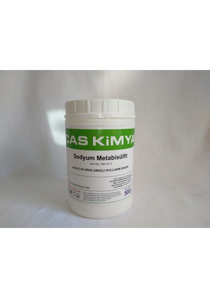 Cas Kimya Sodyum Metabisülfit 500 gr