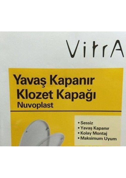 Vitra Ses Yok Klozet Kapağı Yavaş Kapanır Model 1