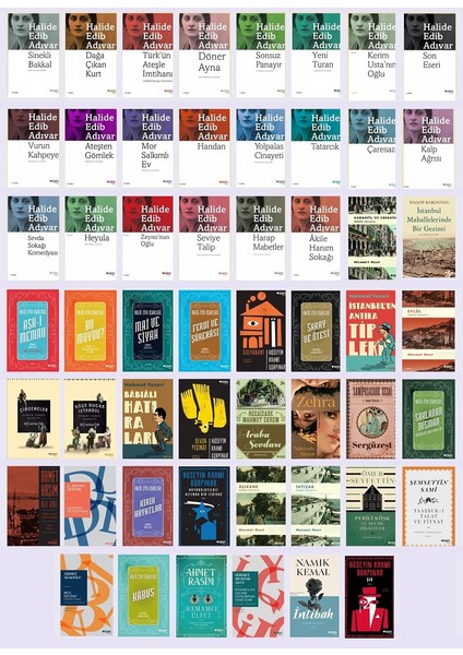 Zeyno'nun Oğlu - Sinekli Bakkal - Sevda Peşinde - 54 Kitap Set