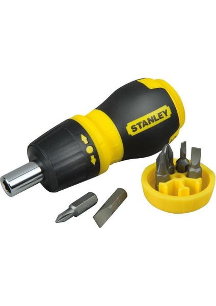 ST066358 Topaç Tornavida Seti, 6 Parça Cırcırlı, Ph1 Ph2 Pz1 Pz2 4.5mmdüz 6mmdüz modelleri